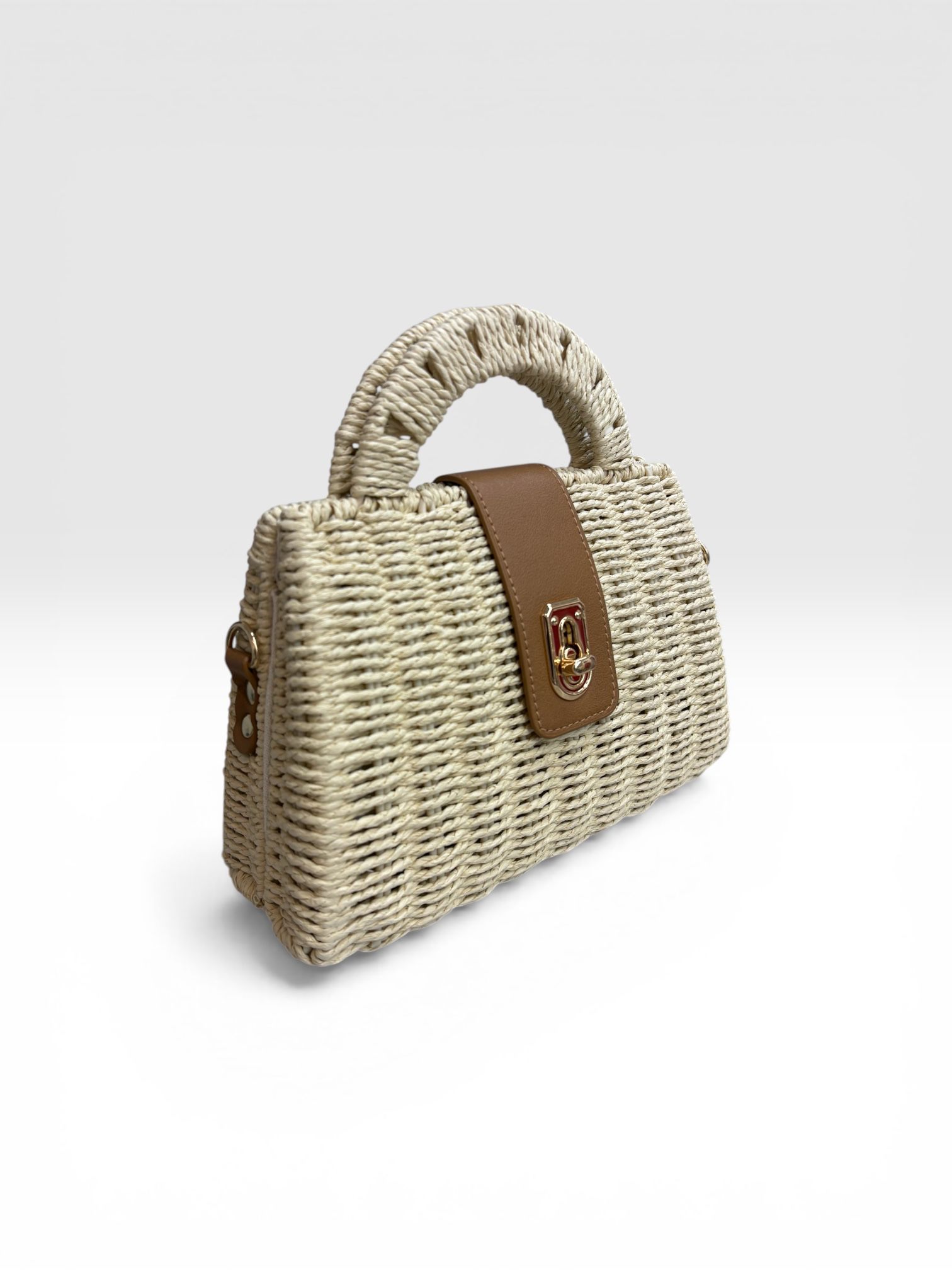 Bolso rafia mini - Imagen 2
