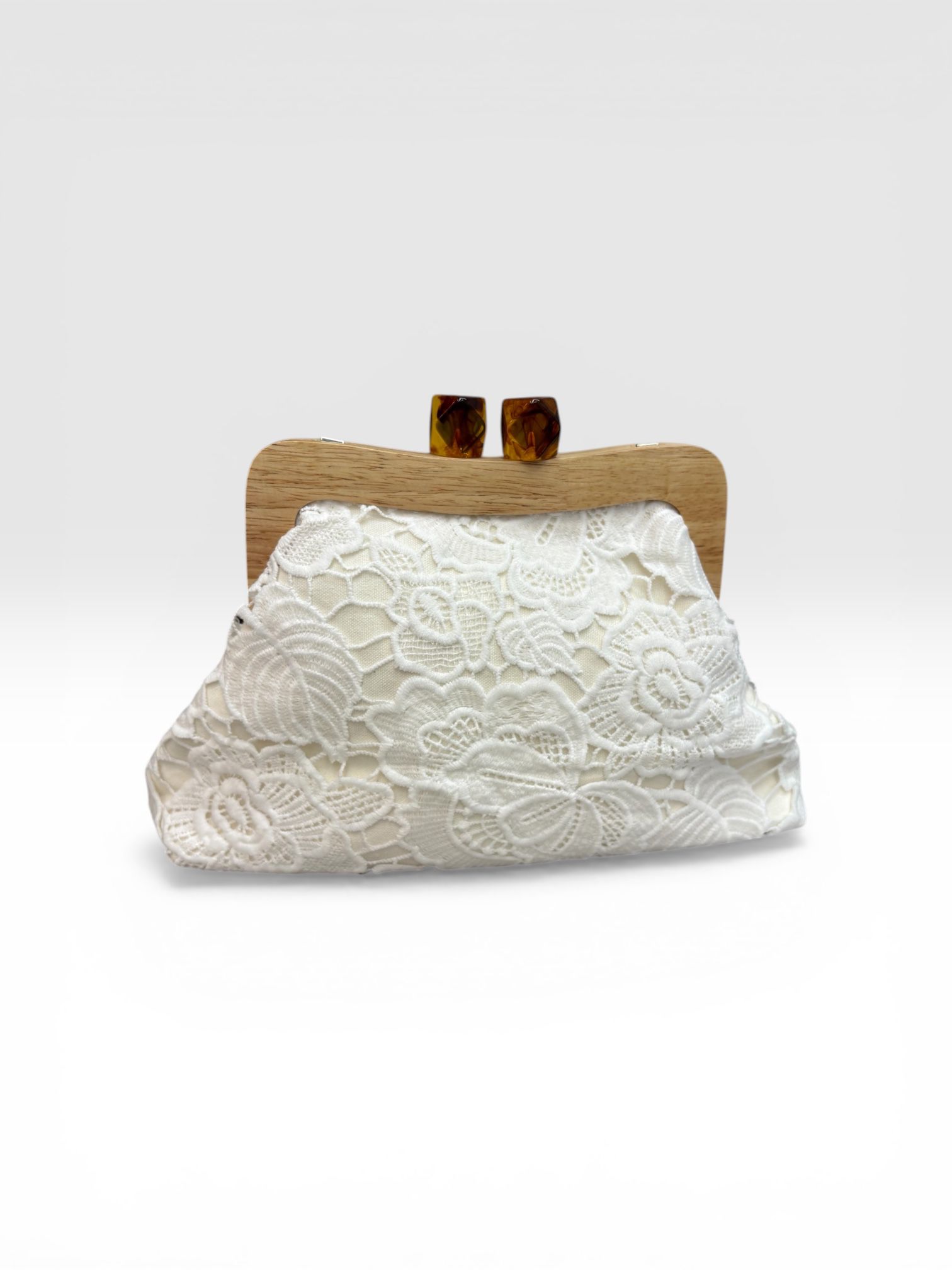 Bolso encaje blanco - Imagen 2