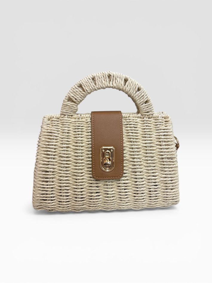 Bolso rafia mini