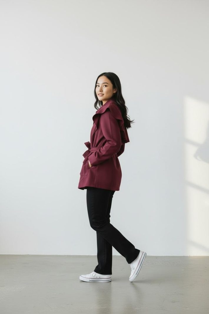 Chaqueta aroma granate - Imagen 2