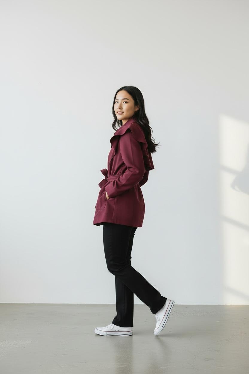 Chaqueta aroma granate - Imagen 2