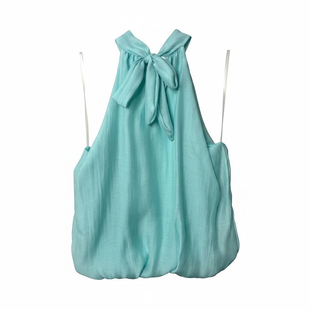 Top halter bombacho - Imagen 6
