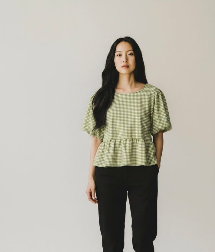 Camiseta vichy pico