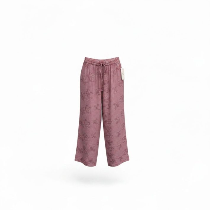 Pantalón flor relieve - Imagen 5