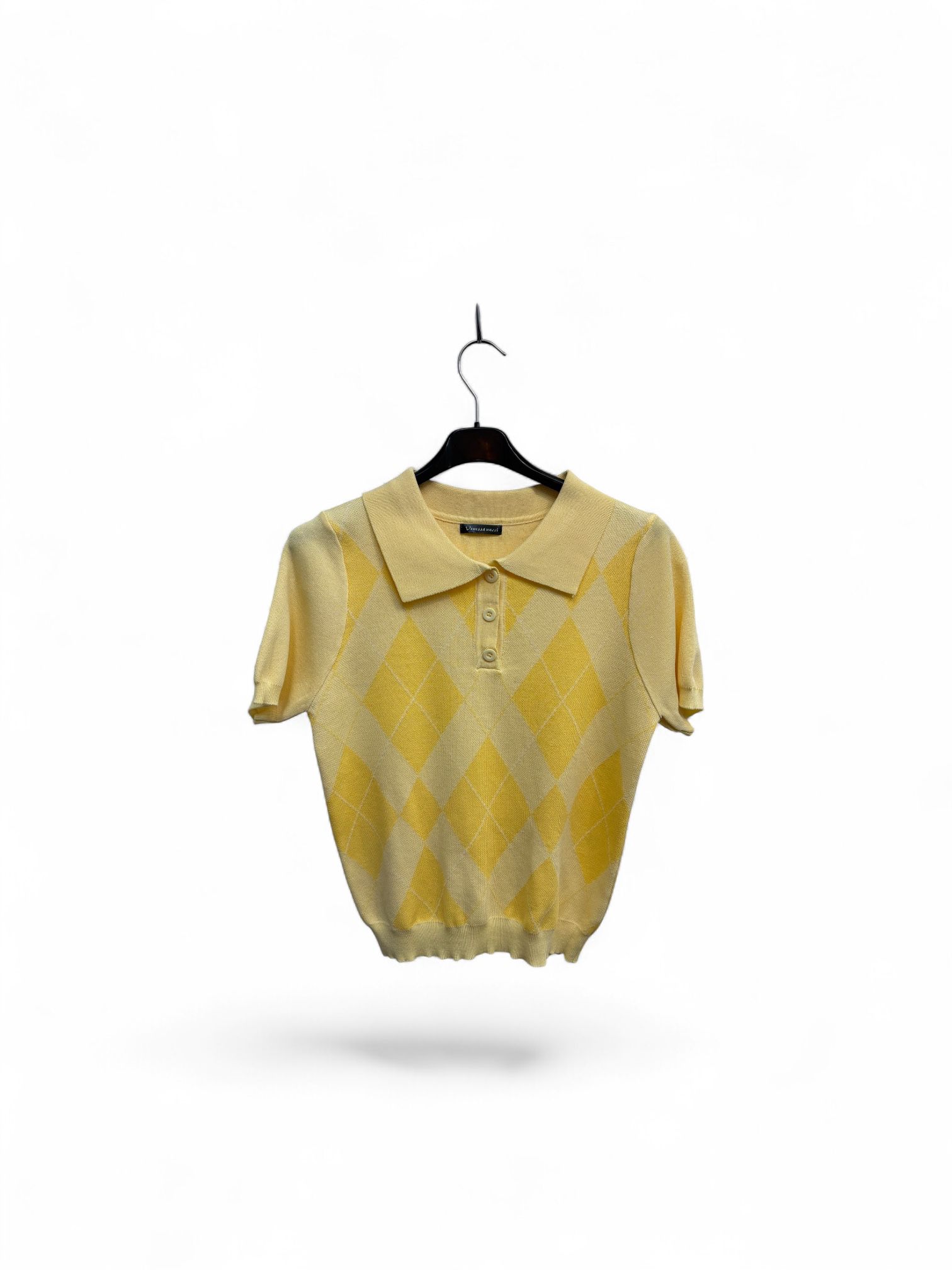 Camiseta polo rombos - Imagen 4