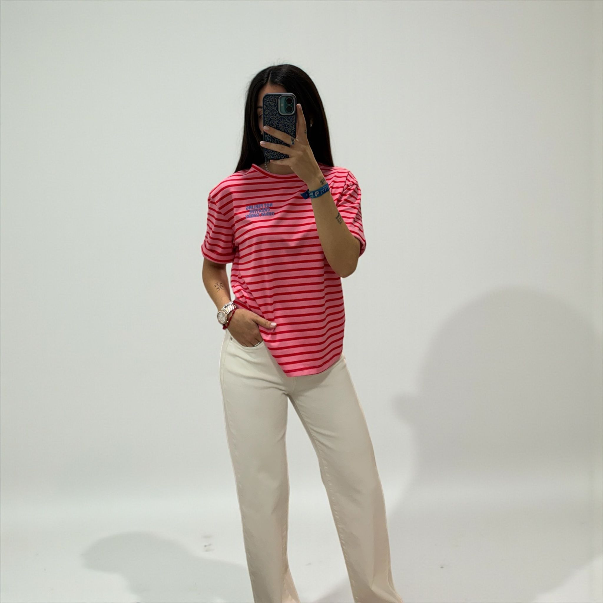 Camiseta feeling rayas - Imagen 3